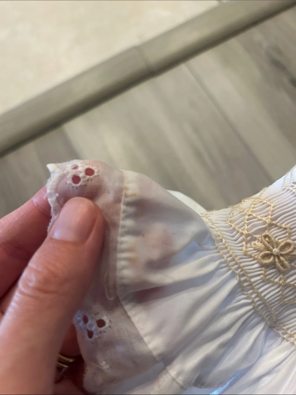 TBBC Bridget Bubble-Worth Avenue with Palmetto Pearl Smocking & Eyelet